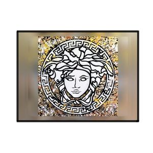 Versace 8 1/2"x11" Framed Wall Art